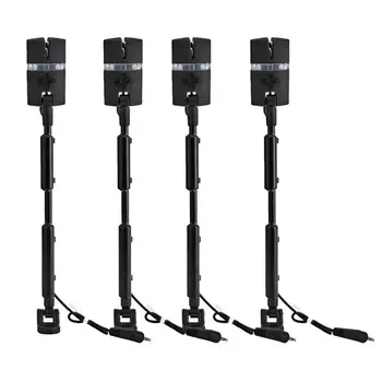 

1/4pcs Carp Fishing Alarm Swingers Hangers With Adjustable 7 Colors Light LED Illuminated Bite Indicators Fishing Equipment