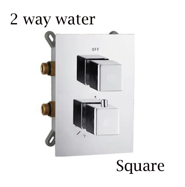 Concealed Thermostatic Shower Faucet Mixing Valve Wall Mount Valve
