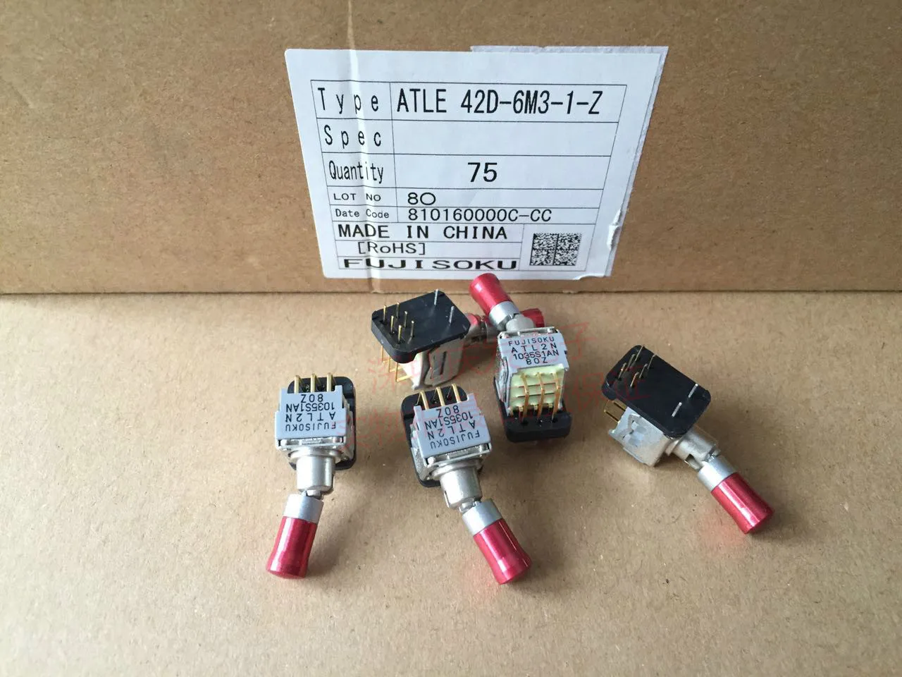 Japan FUJISOKU ATLE42D 6M3 Z lock moving head / toggle switch 8 feet 2