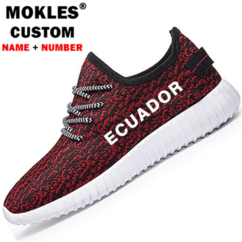 

ECUADOR men shoes free custom made name number ecu shoes nation flag ec spanish republic Ecuadorian print photo couple shoes