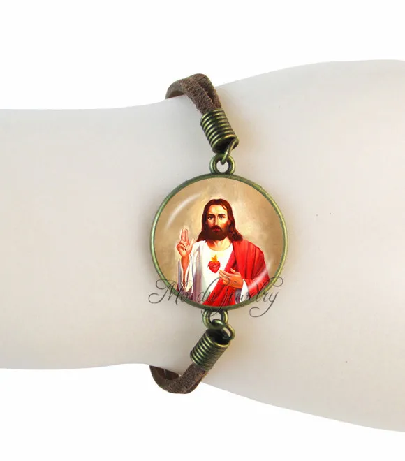 Buy (3pcs/lot)Jesus charm bracelet statement bracelet