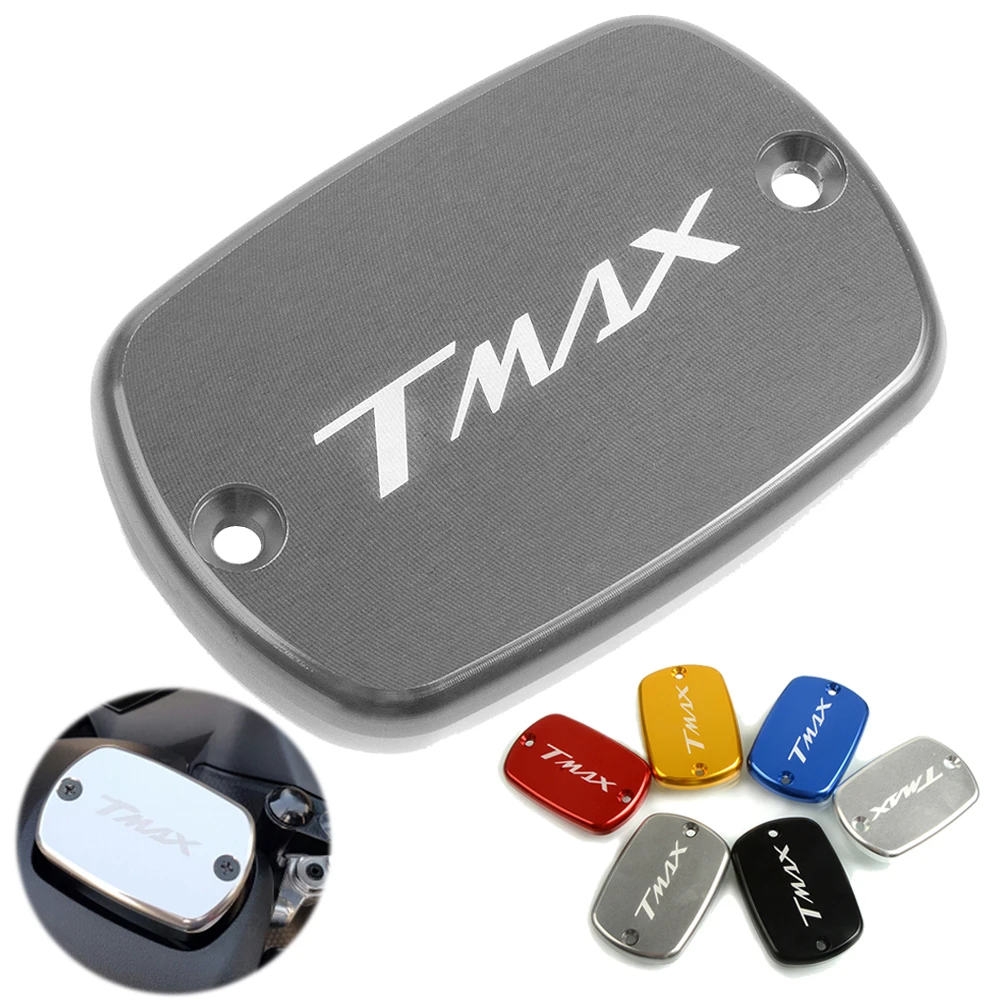 

CNC Motorcycle Brake Fluid Reservoir Tank Cap Cover motorbike Brake Fluid Tank Cap For Yamaha T-max 500 tmax 530 Tmax500 Tmax530