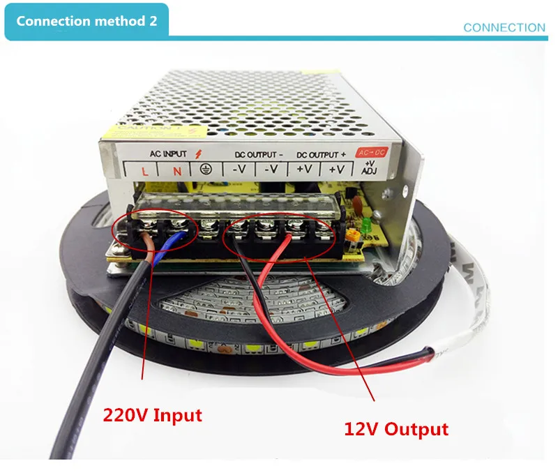 Трансформатор освещения AC100V-220V переменного тока в постоянный 5 V 12 V 24 V 48 V Питание адаптер 1A 2A 5A 10A 15A 20A 30A 50A светодиодный переключатель