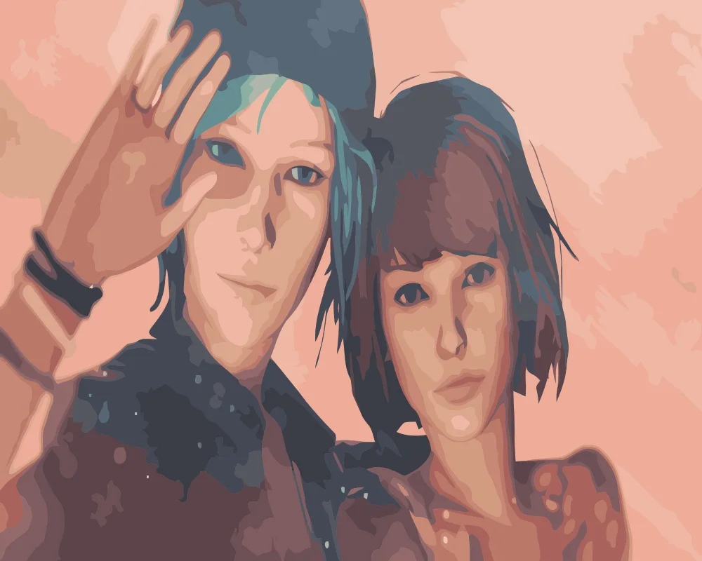 

MaHuaf-i446 life is strange DIY painting by numbers hand painted coloring by numbers on canvas Game Wall Picture for Living Room