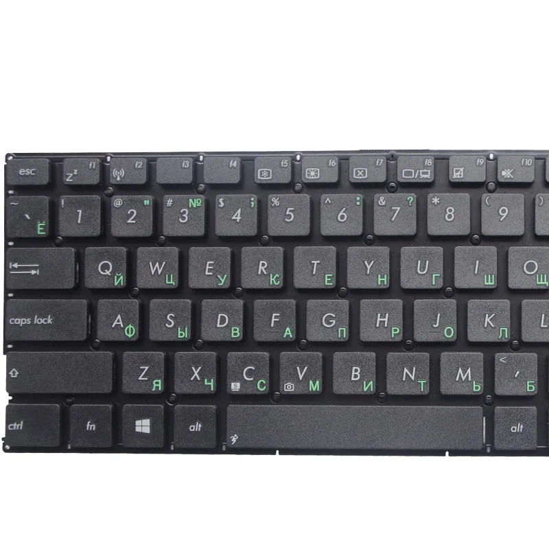 GZEELE Русская клавиатура для ноутбука ASUS K550 A550 Y581 X550V X552C X550L F501 F501A F501U Y582 S550 D552C Русская раскладка черный Россия