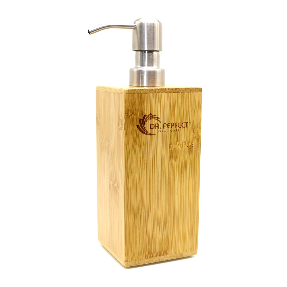 Бутылка для жидкого мыла DR.PERFECT Bamboo автоматические многоразовые бутылки