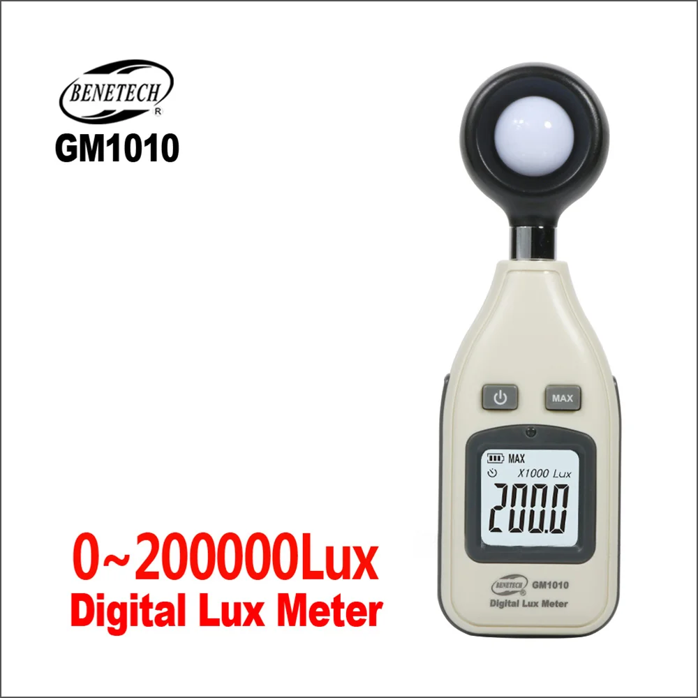 Измеритель освесветильник ности BENETECH Digital Light Luxmeter 0 20000|Приборы для измерения