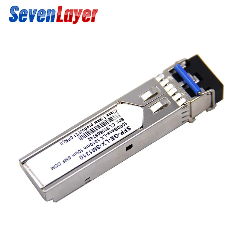 SFP модуль 1,25G LC BiDi 1310nm/1550nm WDM переключатель SFP модуль приемопередатчика с переключателем DDM функция otdr Совместимость с Mikrotik