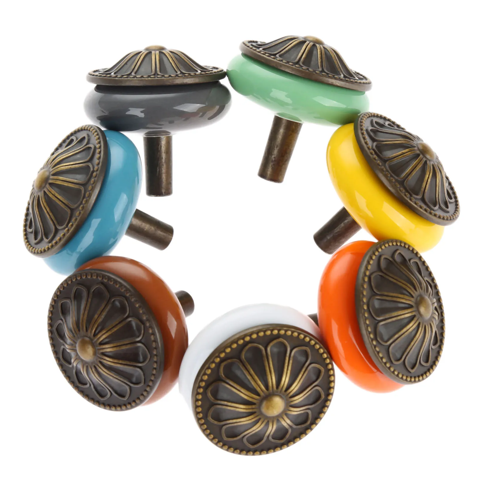 DRELD 1 قطعة المنزل مقابض لقطع الأثاث الحديثة السيراميك مجلس الوزراء المقابض مقبض الباب دولاب درج مطبخ خزانة مقبض سحب DRELD 1 قطعة المنزل مقابض لقطع الأثاث الحديثة السيراميك مجلس الوزراء المقابض مقبض الباب دولاب درج مطبخ خزانة مقبض سحب