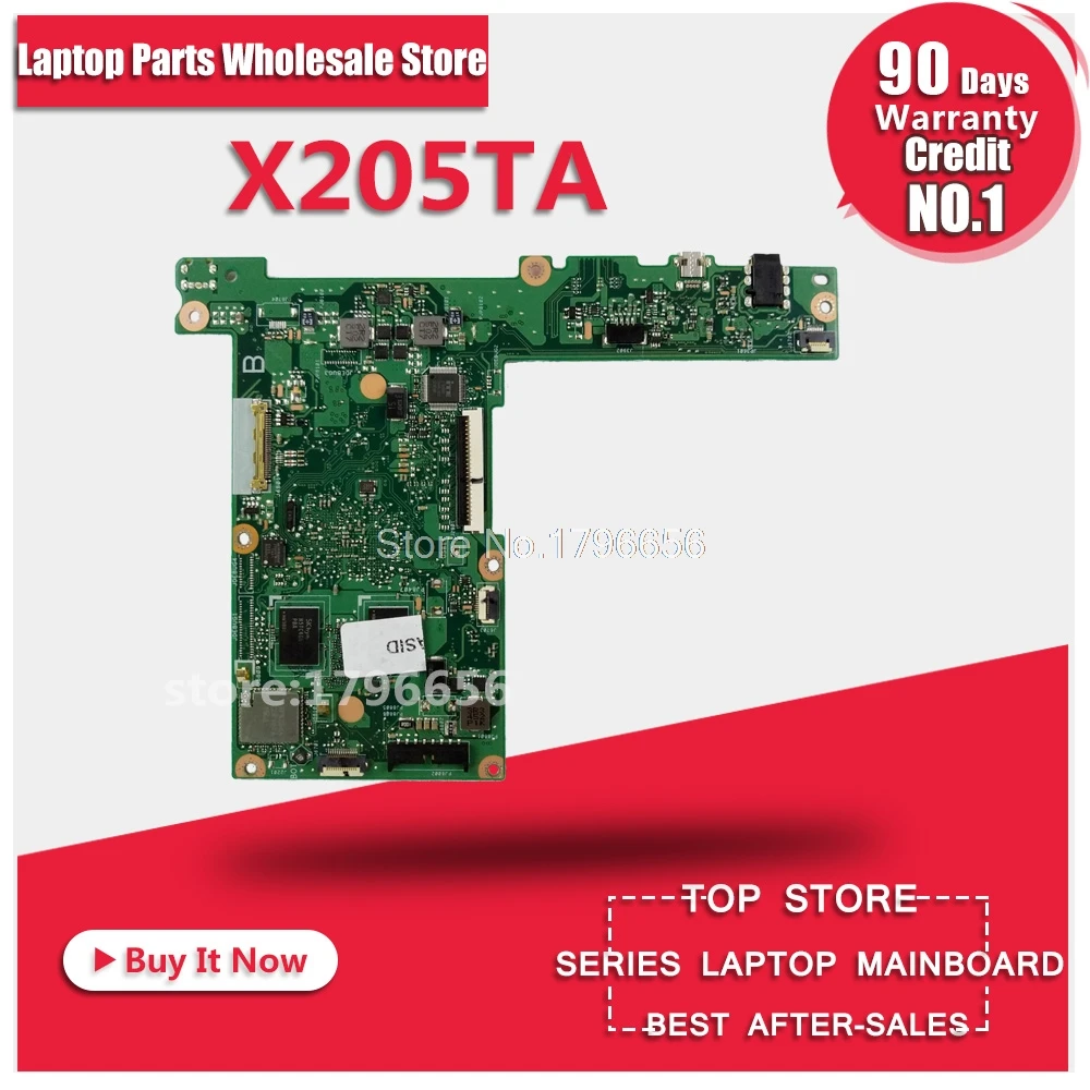 الأصلي X205TA X205TAW 2G/Z3735F/32G/كما كمبيوتر محمول اللوحة الأم ل ASUS X205T X205TA مع المعالج المحمول اختبارها اللوحة