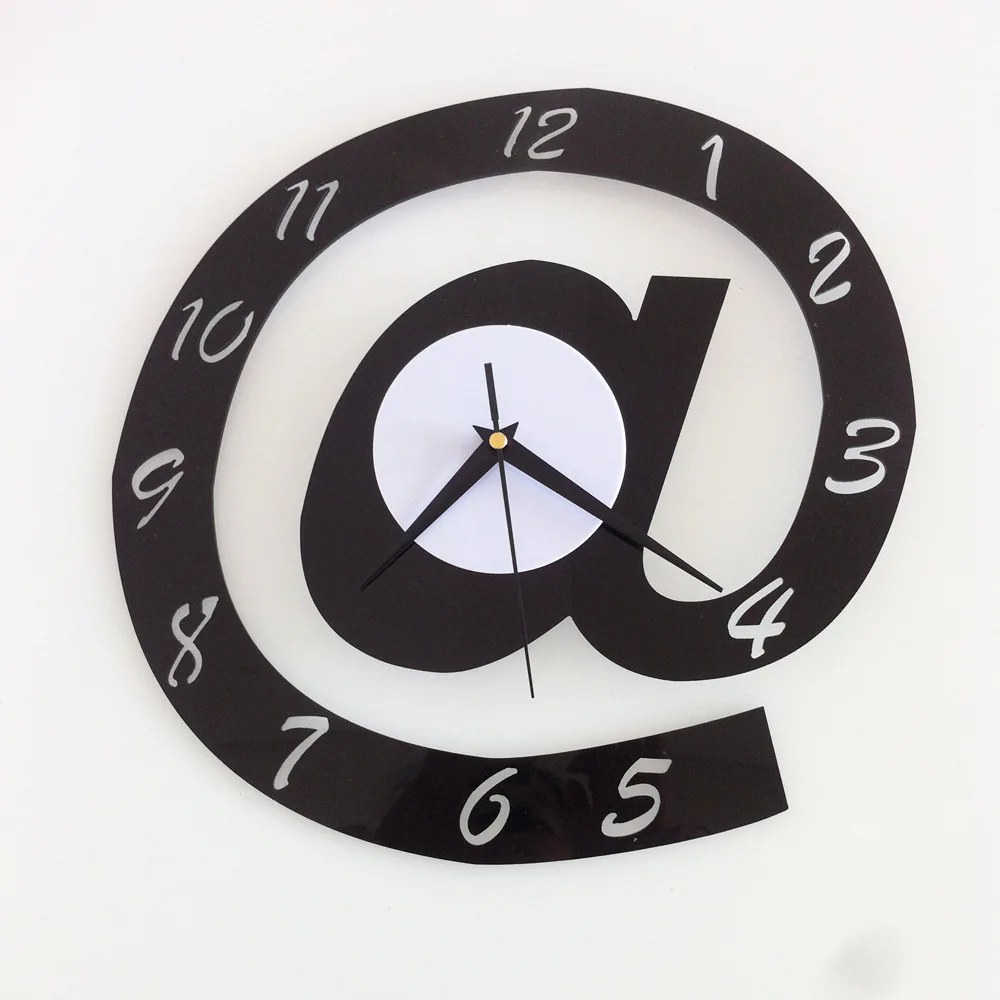 New fashion 3D big size wall clock mirror sticker DIY wall clocks home