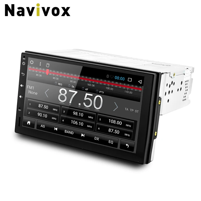 Navivox Android 7.1.1 Car Multimedia Player 1din Universal GPS Radio GPS Stereo Audio Player for nissan ,for hyundai (no dvd)