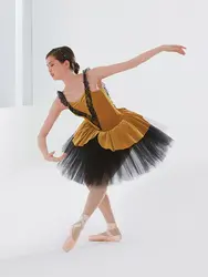 2018 Новое благородное балетное платье Bailarina Balet профессиональное танцевальное лирическое классическое балетное платье с леотаром B-2500