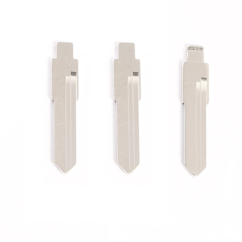 Quality chromed copper material uncut car blank key blade No 01 3pcs/pack
