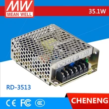 MEAN проверенный RD-3513 meanwell RD-3513 35,1 Вт Двойной выход импульсный источник питания