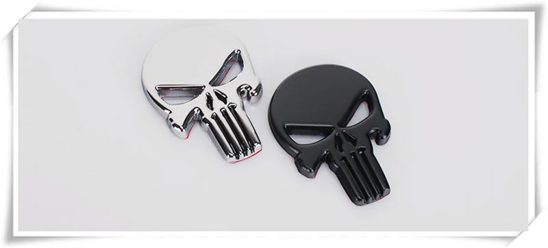 

2018 new Car styling Skull metal car sticker skull Badge for Mini usb pc minifigures minions camera cooper projector Accessorie