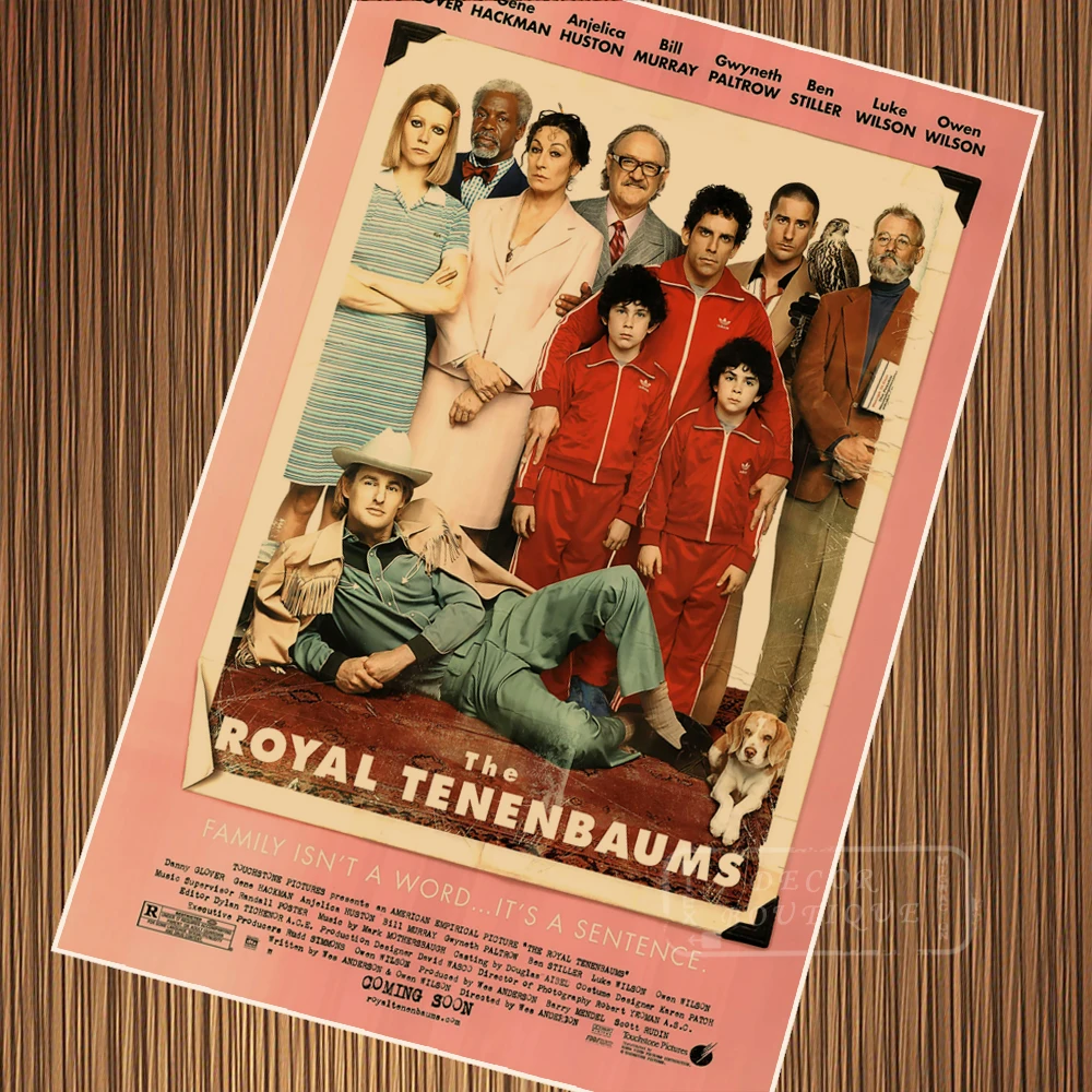 

The Royal Tenenbaums Classic Movie Film Retro Vintage Poster Canvas Painting DIY Wall Paper Home Decor Gift