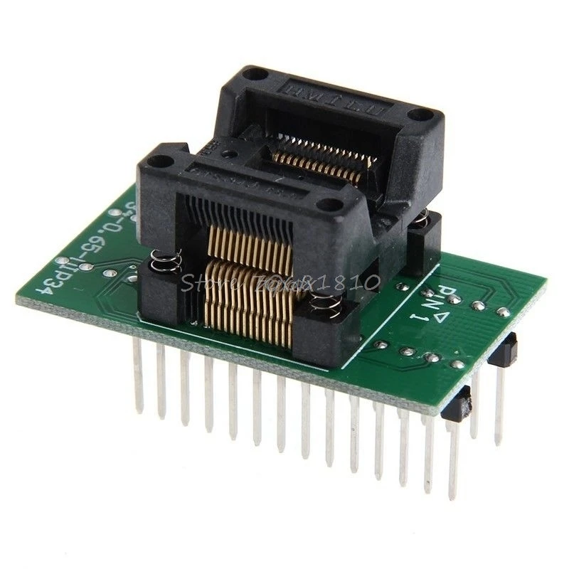 

SSOP28 For CNV-SSOP-34 / OTS-28 (34) - 0.65 DIP28 Socket IC Programmer Adapter Z09 Drop ship