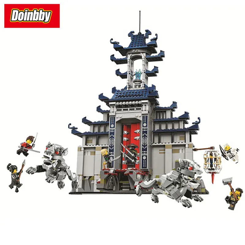 Bela 10722 Ninja Temple of The Ultimate Ultimate Weapon Model Building Block Bricks Toys Compatible with Legoings Ninjagoe 70617