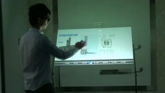 Holográfico da Tela da Projeção Dianteira e Traseira Tela do Projetor do Holograma Traseiro da Janela Filme Transparente 21.5 - - Imagem 5