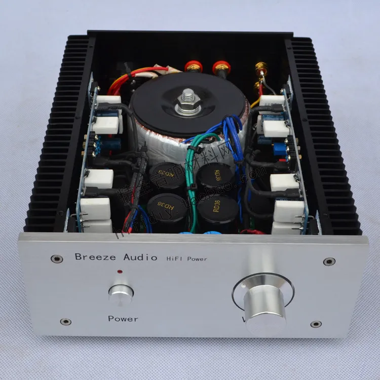 AM 60 AC220V DIY лихорадочный класс AB на NJW0302 / NJW0281 усилитель 100W * 2 транзисторный