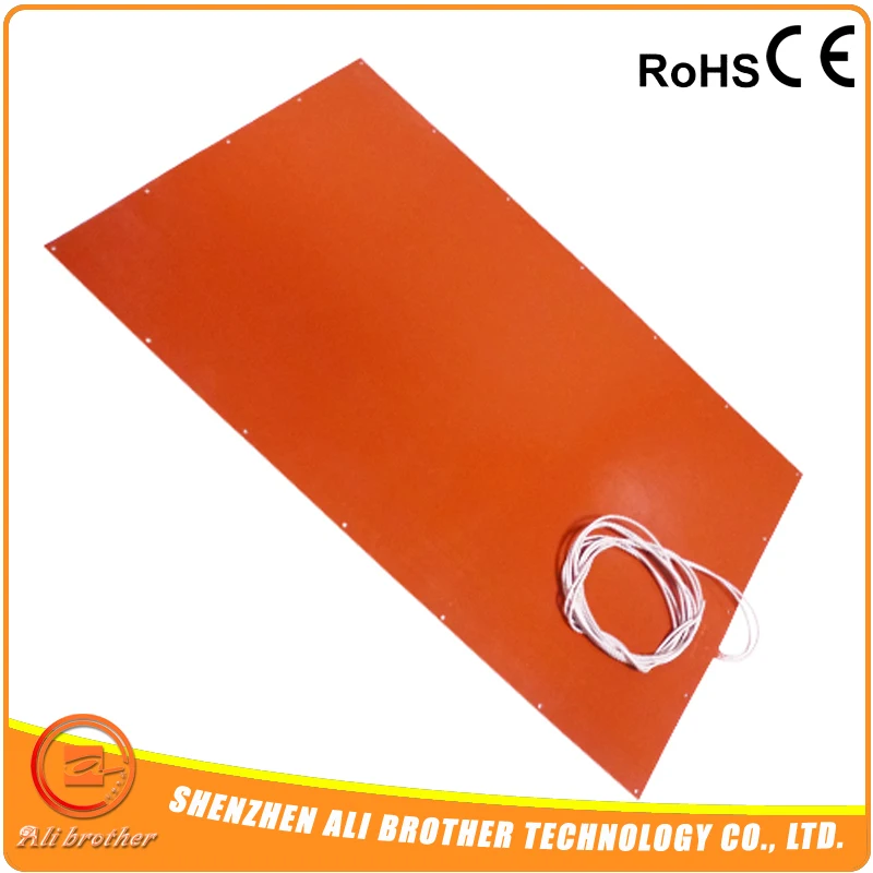 JSEX 350 x 320 mm 750w @220v w/NTC 100K Thermistor Adhesive back silicone Heater 3D printer heater heat bed | Дом и сад