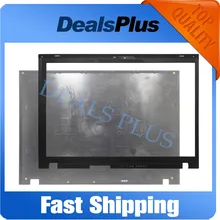 Замена черный ноутбук lcd задняя крышка чехол+ ЖК передняя рамка B оболочка для lenovo Thinkpad T500 W500 42X4811