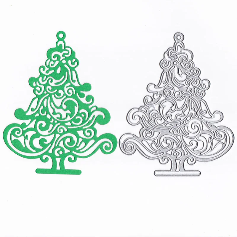 

Christmas Tree Metal Cutting Dies And Stamps For Scrapbooking Diy Card Making Stencil Paper Craft Handmade Album Xmas Decoration