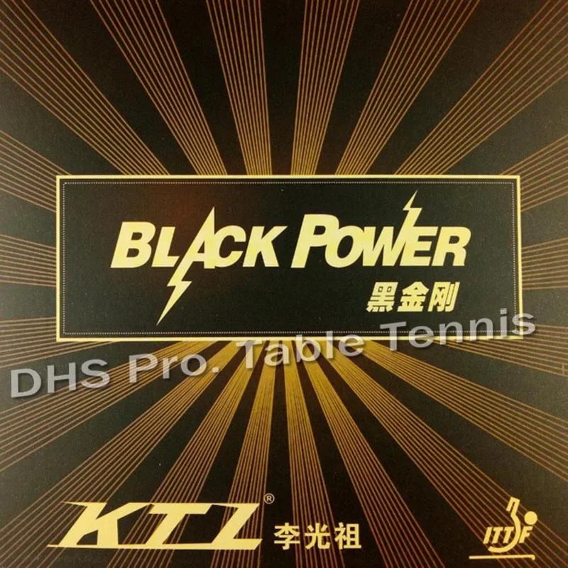 KTL BLACKPOWER Золотой торт Губка+ сильная фрикционная резина Pips-в черном настольном теннисе резина с черной губкой