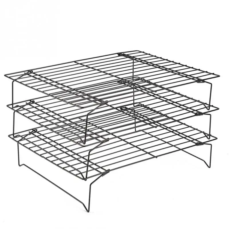 

Stainless Steel Cooling and Baking Rack Nonstick Cooking Grill Tray For Biscuit Cake holder dry cooler for cooking 666