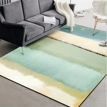 AOVOLL модный абстрактный свежий акварельный светильник, зеленый дверной коврик, ковры для современной гостиной, ковер для детской комнаты