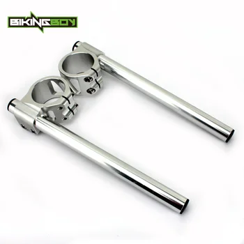 

BIKINGBOY 43mm 7/8" 10 Degrees Clip Ons Handlebar For Kawasaki ZX 1100 ZX1100 Ninja ZX-11 ZX11 90 91 92 93 94 95 96 97 1990-1997