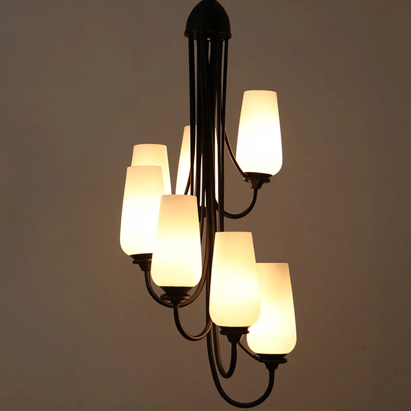 

American Retro indoor lighting Vintage pendant light LED lights iron cage lampshade warehouse style light fixture