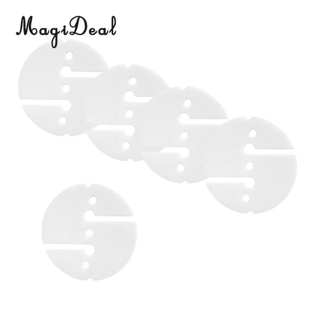 MagiDeal 5 Pieces Round Dive Line Arrow Marker for Scuba Cave and Wreck Diving Orange/Yellow/White