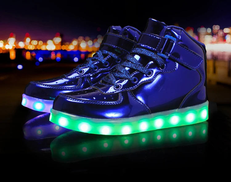 Como a Nossa Conduziu a Iluminação Rosa Quente Casa Nova Carregador Usb Sapatos Meninos Meninas Sapatilhas Crianças Brilhante Iluminado Luminosa Sneaker 25-39 15 25-39 Carregador USB Sapatos Meninos Meninas Sapatilhas