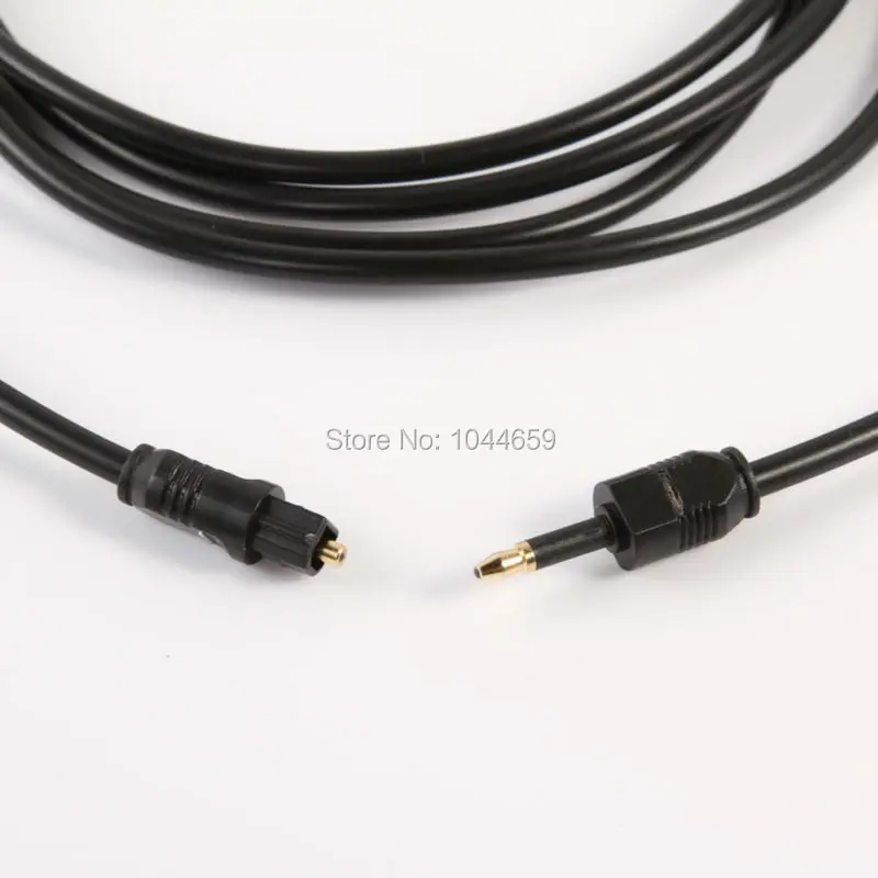 Premium Digital Optical Audio Cable - Toslink to Mini Toslink 3.5mm Fiber Optic Cable