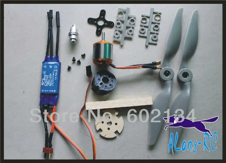 Бесплатная доставка XXD2217KV1500 + ZTW AL40A ESC motor powr набор 1 2 кг тяга для модель ру