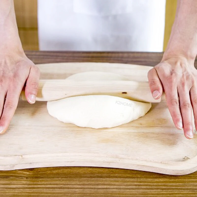 Скалка 16 дюймов натуральный деревянный штифт Премиум валик для теста для Тесто Для Выпечки Пиццы, посуда для пирога печенья инструменты идеи для пекаря