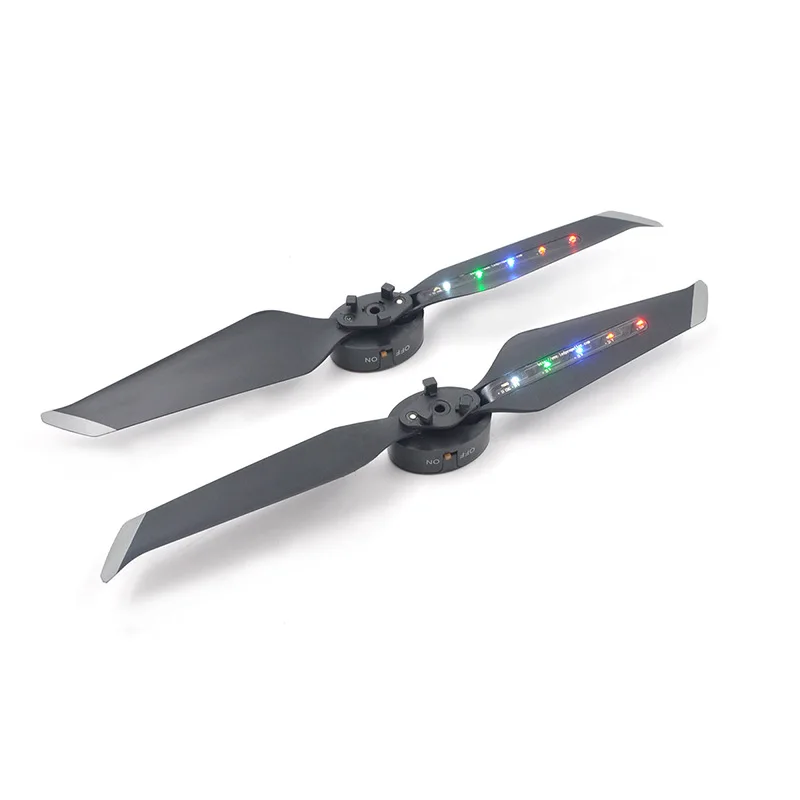 DJI Mavic 2 pro charging LED Flash propeller Low Noise Propellers for
