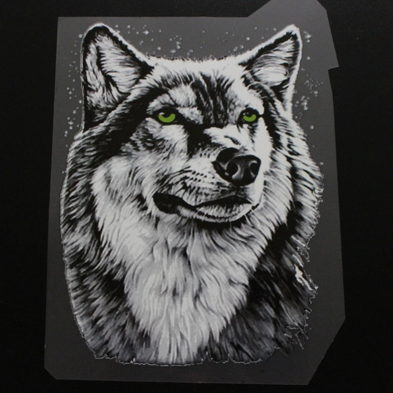 

Wolf Patches T-shirt Heat Transfer Sticker Washable Clothing Iron On Applique
