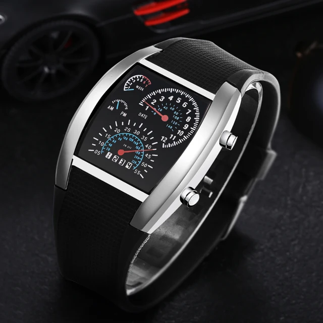 Top Brand Luxury Digital Watch Men Watch Fashion Electronic Watches Men