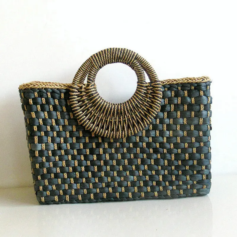 

Summer totes Bags For Women 2018 Luxury Handbags Women Bags Designer Famous Brand Ladies Rattan Beach Bag Wicker Straw Bag