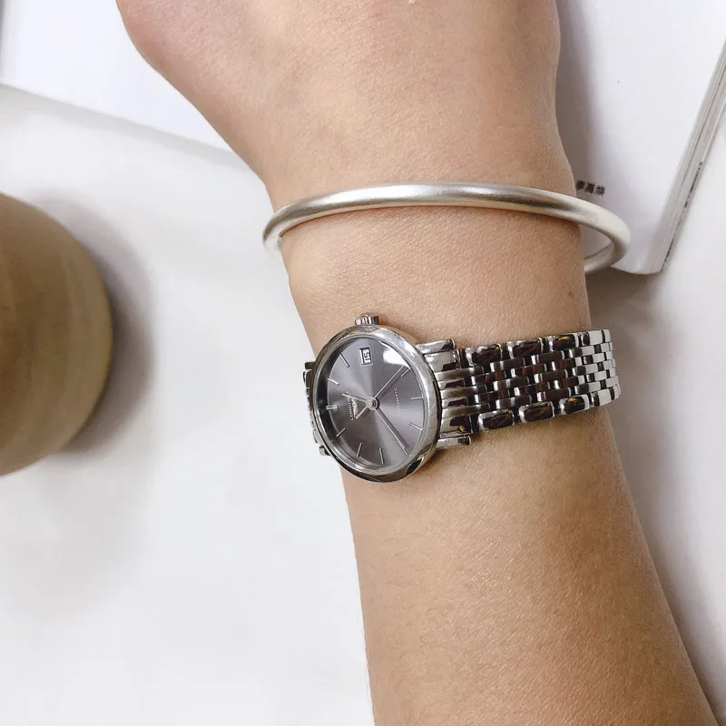 Настоящее чистое твердое S990 925 пробы серебряные браслеты для женщин ювелирные изделия Круглый обруч женский манжета браслет ручной браслет