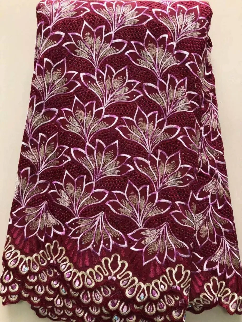 

2019 African Dry Lace Fabrics High Quality Cotton Lace Fabric Swiss Voile Lace In Switzerland mlzjno061
