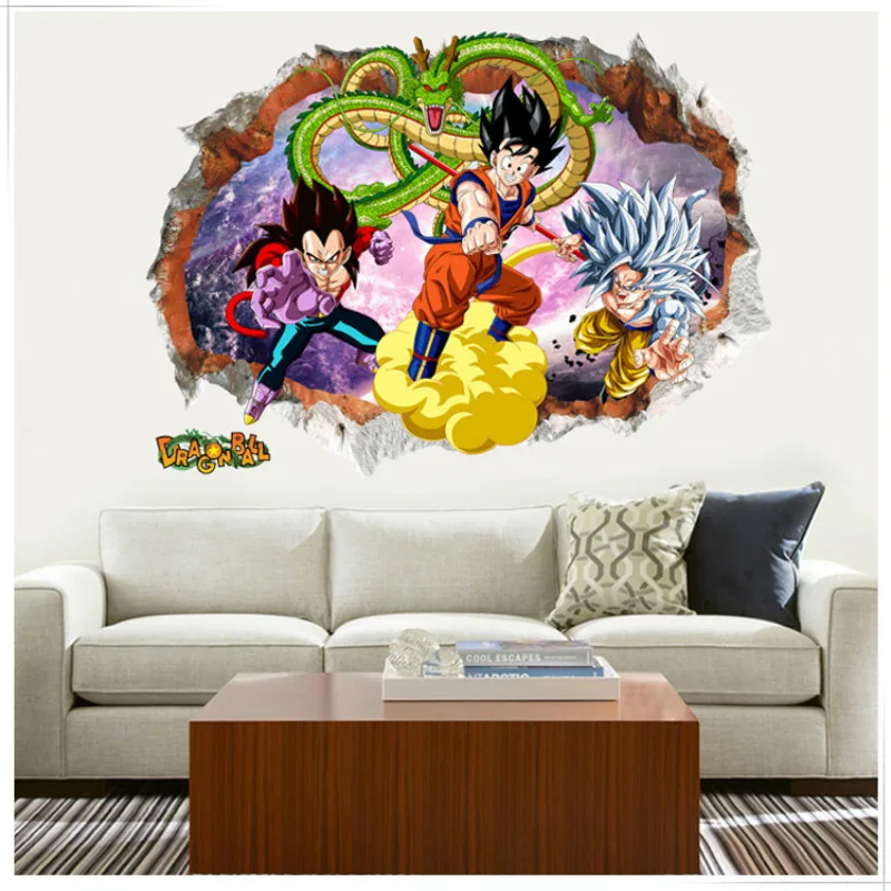 Высокое качество 50*70 см дракон Shenron мультфильм наклейка с персонажами большой