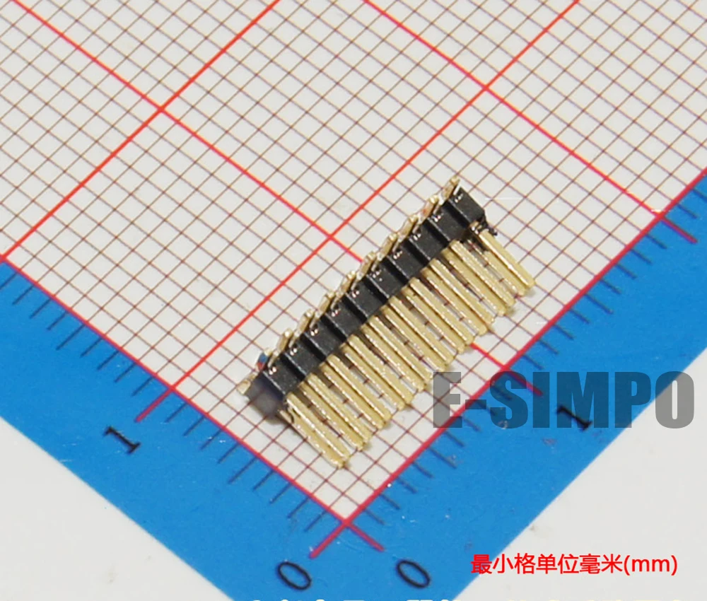 100 шт 1 27 мм SMD 2x3P 2x50P штыревой разъем SMT двухрядный Однорядный пластиковый PCB Pinheader