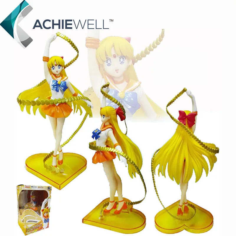 Anime Pretty Guardian Sailor Venus Figuarts Minako Aino Action Figure Toys Gifts 
