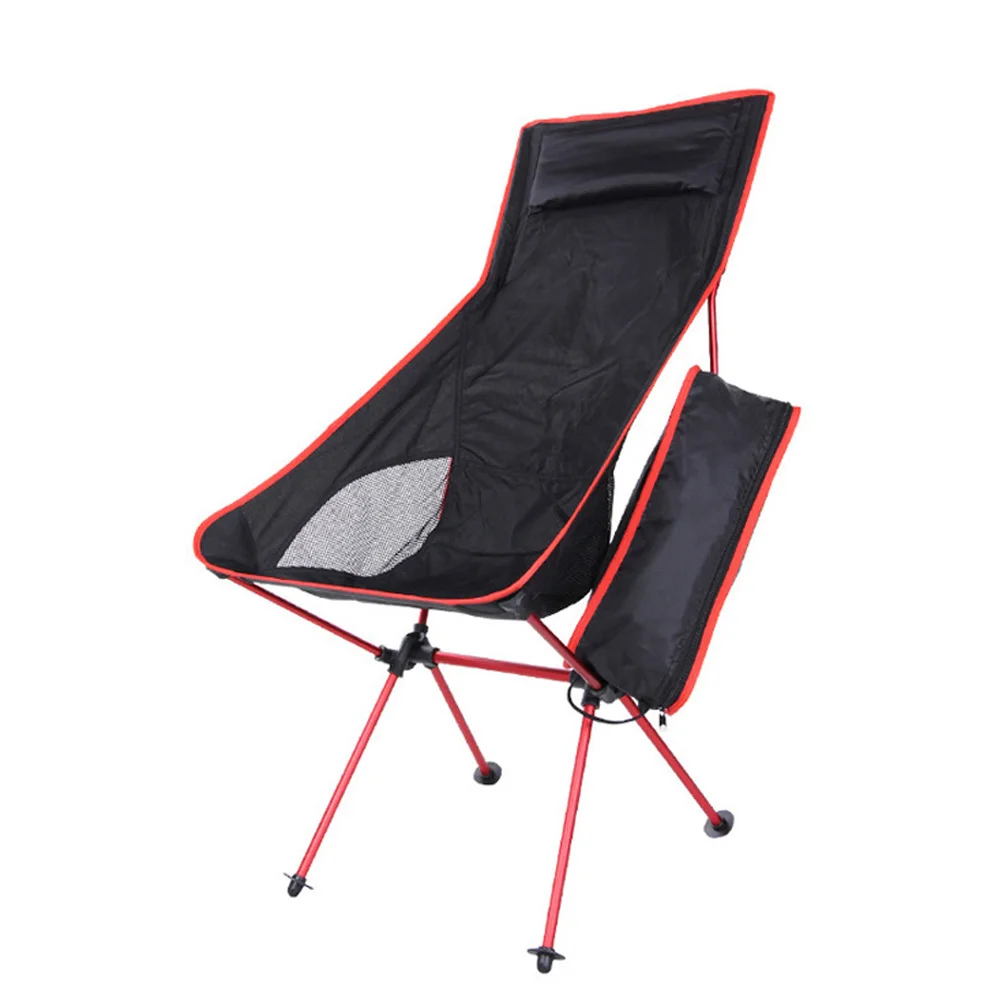 Hot Product  Beach Chair Fishing Camping Ultralight Folding Chair Outdoor Portable Collapsible Moon Chair Garden