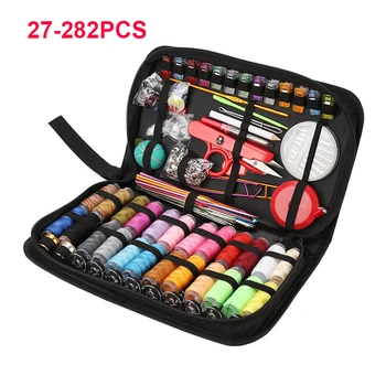 

14 Type DIY Multi-function Sewing Box Travelling Quilting Stitching Embroidery Threads Sewing Needle Craft Sewing Thread + Case