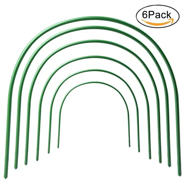 Hyindoor 4ft long Steel with Plastic Coated Hoops Greenhouse Hoops Grow